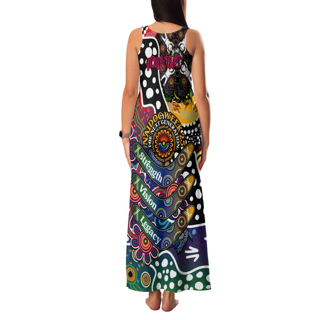 Personalised New Zealand Warriors NRL Celebrating 50 Years of Naidoc Tank Maxi Dress NAIDOC Week 2025 Aboriginal