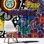 New Zealand Warriors NRL Celebrating 50 Years of Naidoc Window Curtain NAIDOC Week 2025 Aboriginal