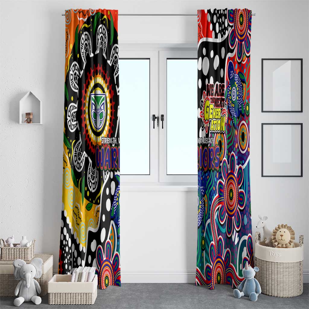 New Zealand Warriors NRL Celebrating 50 Years of Naidoc Window Curtain NAIDOC Week 2025 Aboriginal