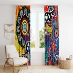 New Zealand Warriors NRL Celebrating 50 Years of Naidoc Window Curtain NAIDOC Week 2025 Aboriginal