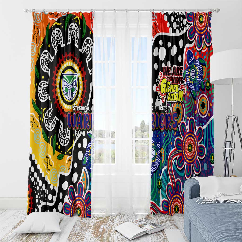 New Zealand Warriors NRL Celebrating 50 Years of Naidoc Window Curtain NAIDOC Week 2025 Aboriginal