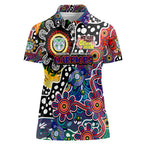 Personalised New Zealand Warriors NRL Celebrating 50 Years of Naidoc Women Polo Shirt NAIDOC Week 2025 Aboriginal