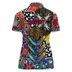 Personalised New Zealand Warriors NRL Celebrating 50 Years of Naidoc Women Polo Shirt NAIDOC Week 2025 Aboriginal