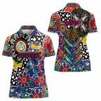 Personalised New Zealand Warriors NRL Celebrating 50 Years of Naidoc Women Polo Shirt NAIDOC Week 2025 Aboriginal