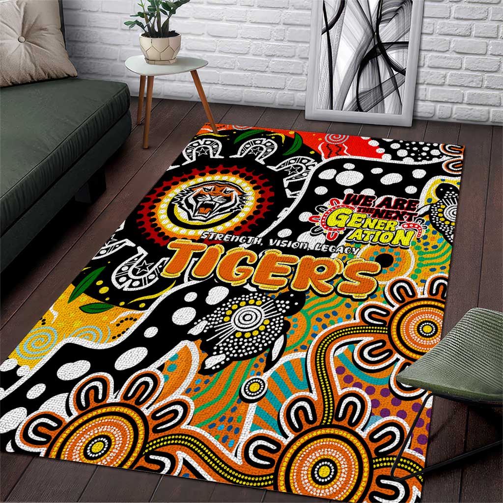 Tigers NRL Celebrating 50 Years of Naidoc Area Rug NAIDOC Week 2025 Aboriginal