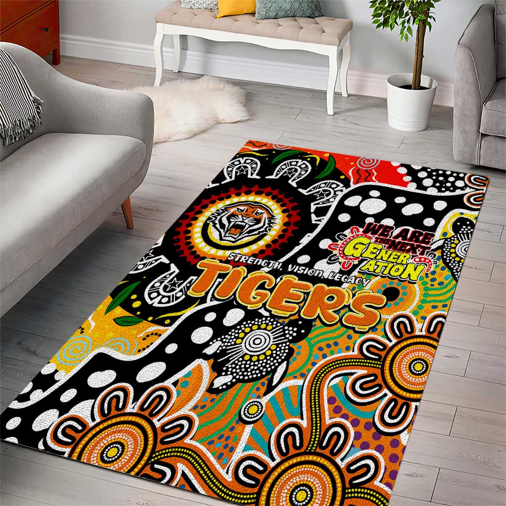 Tigers NRL Celebrating 50 Years of Naidoc Area Rug NAIDOC Week 2025 Aboriginal