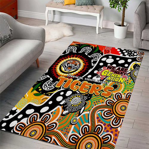 Tigers NRL Celebrating 50 Years of Naidoc Area Rug NAIDOC Week 2025 Aboriginal