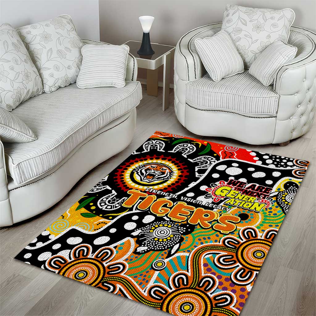 Tigers NRL Celebrating 50 Years of Naidoc Area Rug NAIDOC Week 2025 Aboriginal