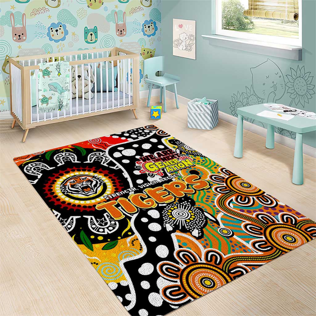 Tigers NRL Celebrating 50 Years of Naidoc Area Rug NAIDOC Week 2025 Aboriginal