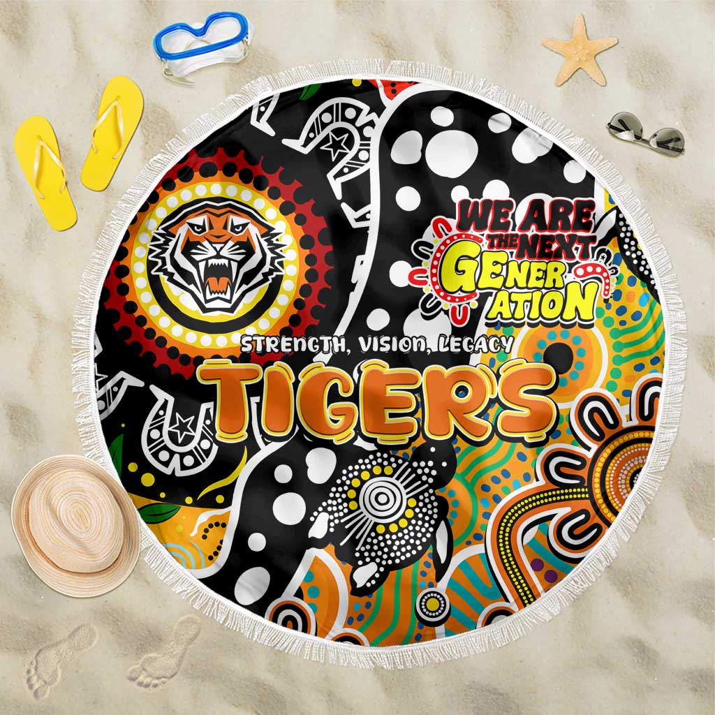 Tigers NRL Celebrating 50 Years of Naidoc Beach Blanket NAIDOC Week 2025 Aboriginal