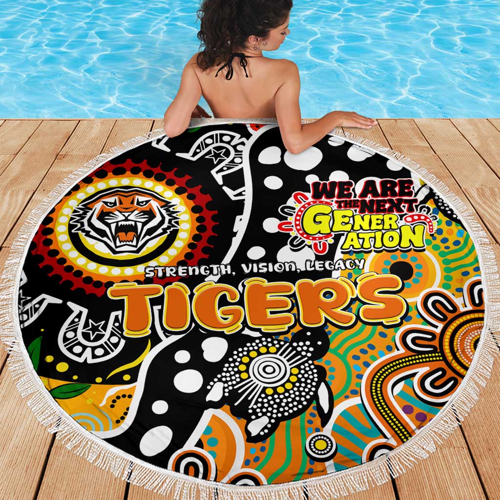 Tigers NRL Celebrating 50 Years of Naidoc Beach Blanket NAIDOC Week 2025 Aboriginal