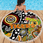 Tigers NRL Celebrating 50 Years of Naidoc Beach Blanket NAIDOC Week 2025 Aboriginal