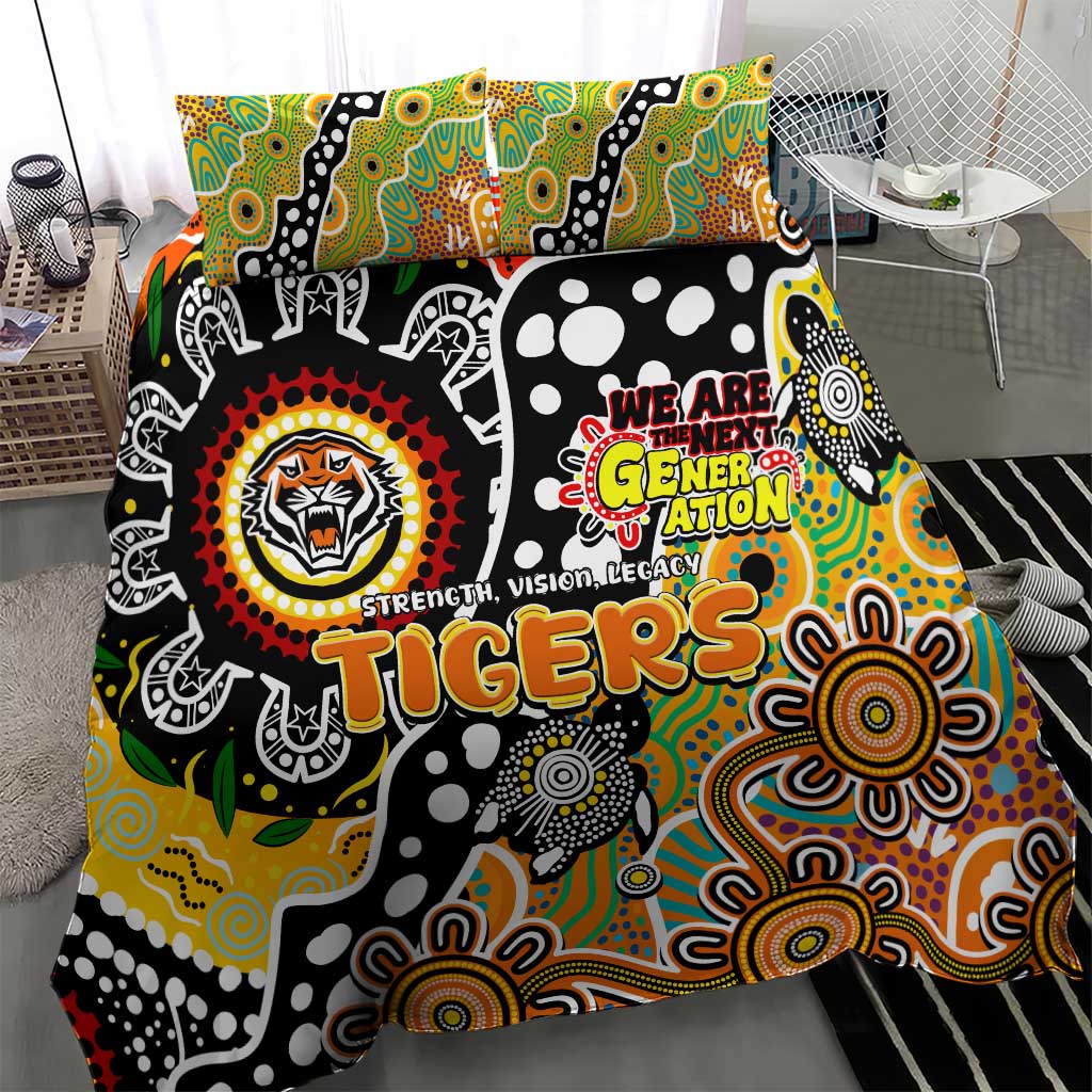 Tigers NRL Celebrating 50 Years of Naidoc Bedding Set NAIDOC Week 2025 Aboriginal