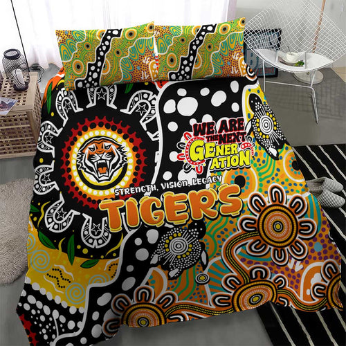 Tigers NRL Celebrating 50 Years of Naidoc Bedding Set NAIDOC Week 2025 Aboriginal