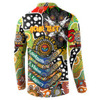 Personalised Tigers NRL Celebrating 50 Years of Naidoc Button Sweatshirt NAIDOC Week 2025 Aboriginal