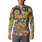 Personalised Tigers NRL Celebrating 50 Years of Naidoc Button Sweatshirt NAIDOC Week 2025 Aboriginal