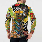Personalised Tigers NRL Celebrating 50 Years of Naidoc Button Sweatshirt NAIDOC Week 2025 Aboriginal