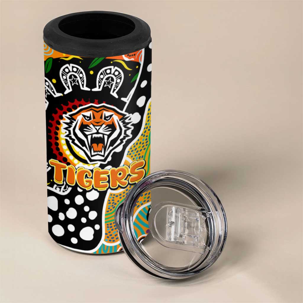 Tigers NRL Celebrating 50 Years of Naidoc 4 in 1 Can Cooler Tumbler NAIDOC Week 2025 Aboriginal