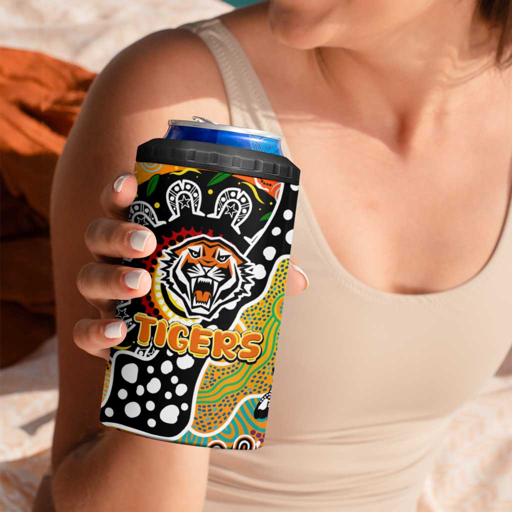 Tigers NRL Celebrating 50 Years of Naidoc 4 in 1 Can Cooler Tumbler NAIDOC Week 2025 Aboriginal