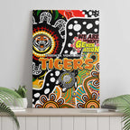 Tigers NRL Celebrating 50 Years of Naidoc Canvas Wall Art NAIDOC Week 2025 Aboriginal