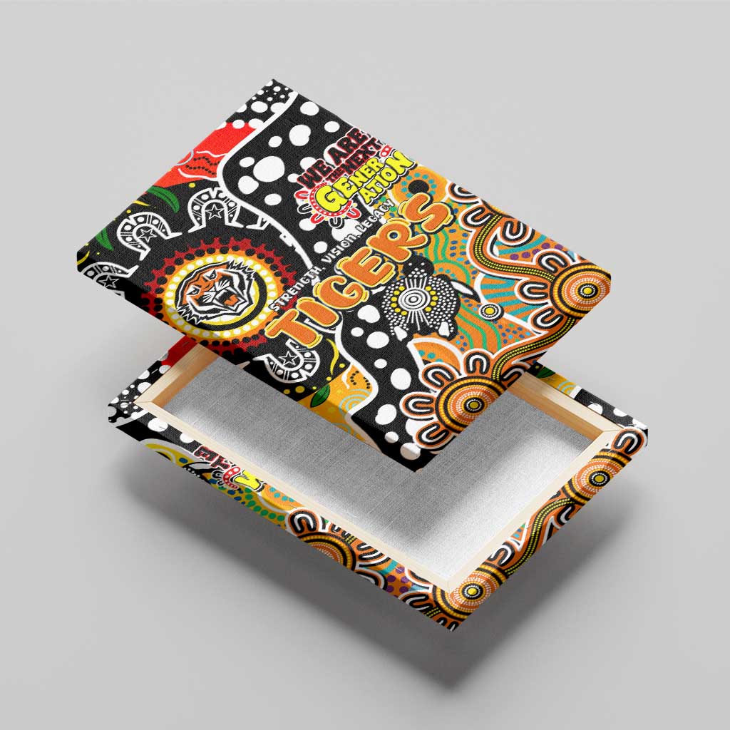 Tigers NRL Celebrating 50 Years of Naidoc Canvas Wall Art NAIDOC Week 2025 Aboriginal