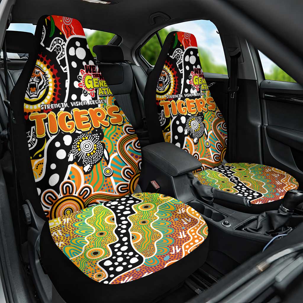 Tigers NRL Celebrating 50 Years of Naidoc Car Seat Cover NAIDOC Week 2025 Aboriginal