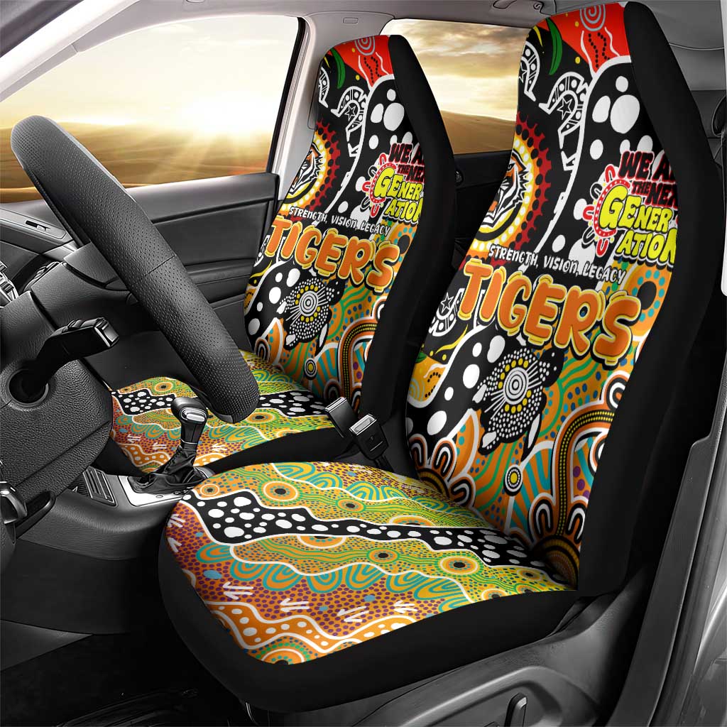 Tigers NRL Celebrating 50 Years of Naidoc Car Seat Cover NAIDOC Week 2025 Aboriginal