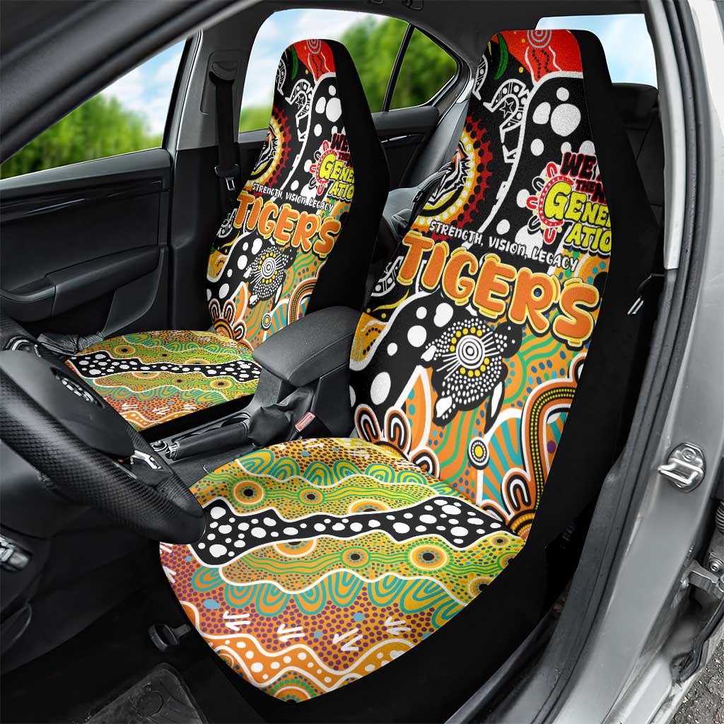 Tigers NRL Celebrating 50 Years of Naidoc Car Seat Cover NAIDOC Week 2025 Aboriginal