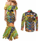 Personalised Tigers NRL Celebrating 50 Years of Naidoc Couples Matching Mermaid Dress and Long Sleeve Button Shirt NAIDOC Week 2025 Aboriginal