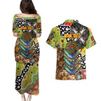 Personalised Tigers NRL Celebrating 50 Years of Naidoc Couples Matching Puletasi and Hawaiian Shirt NAIDOC Week 2025 Aboriginal