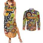 Personalised Tigers NRL Celebrating 50 Years of Naidoc Couples Matching Summer Maxi Dress and Long Sleeve Button Shirt NAIDOC Week 2025 Aboriginal