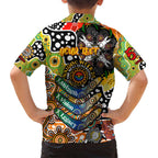 Personalised Tigers NRL Celebrating 50 Years of Naidoc Family Matching Long Sleeve Bodycon Dress and Hawaiian Shirt NAIDOC Week 2025 Aboriginal