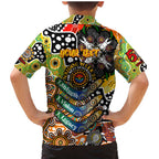 Personalised Tigers NRL Celebrating 50 Years of Naidoc Family Matching Mermaid Dress and Hawaiian Shirt NAIDOC Week 2025 Aboriginal