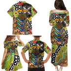 Personalised Tigers NRL Celebrating 50 Years of Naidoc Family Matching Puletasi and Hawaiian Shirt NAIDOC Week 2025 Aboriginal