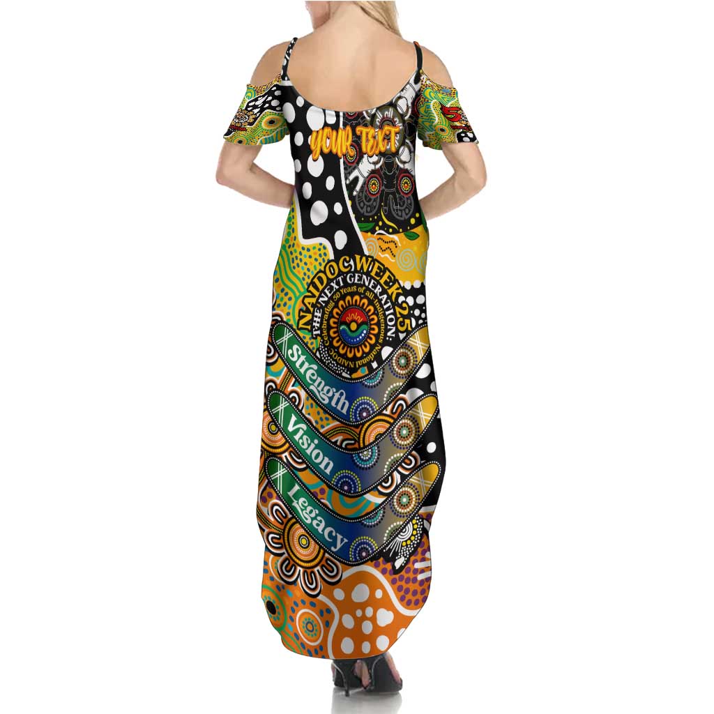Personalised Tigers NRL Celebrating 50 Years of Naidoc Family Matching Summer Maxi Dress and Hawaiian Shirt NAIDOC Week 2025 Aboriginal