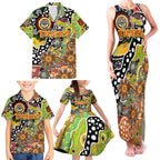 Personalised Tigers NRL Celebrating 50 Years of Naidoc Family Matching Tank Maxi Dress and Hawaiian Shirt NAIDOC Week 2025 Aboriginal