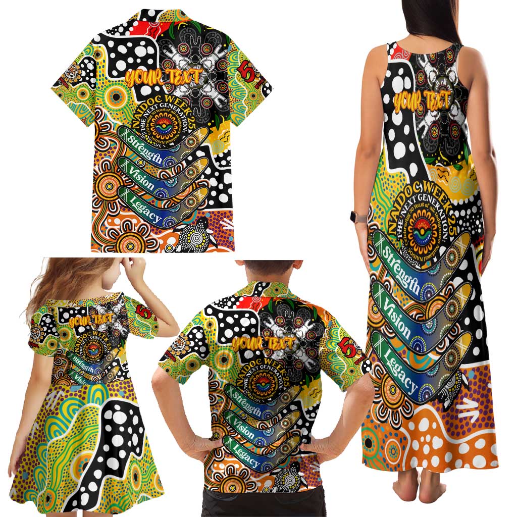 Personalised Tigers NRL Celebrating 50 Years of Naidoc Family Matching Tank Maxi Dress and Hawaiian Shirt NAIDOC Week 2025 Aboriginal