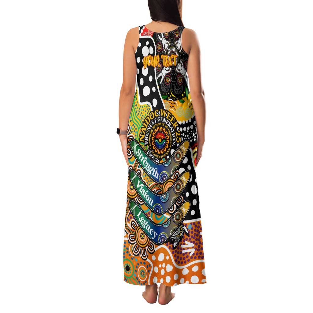 Personalised Tigers NRL Celebrating 50 Years of Naidoc Family Matching Tank Maxi Dress and Hawaiian Shirt NAIDOC Week 2025 Aboriginal