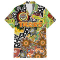 Personalised Tigers NRL Celebrating 50 Years of Naidoc Hawaiian Shirt NAIDOC Week 2025 Aboriginal