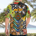 Personalised Tigers NRL Celebrating 50 Years of Naidoc Hawaiian Shirt NAIDOC Week 2025 Aboriginal