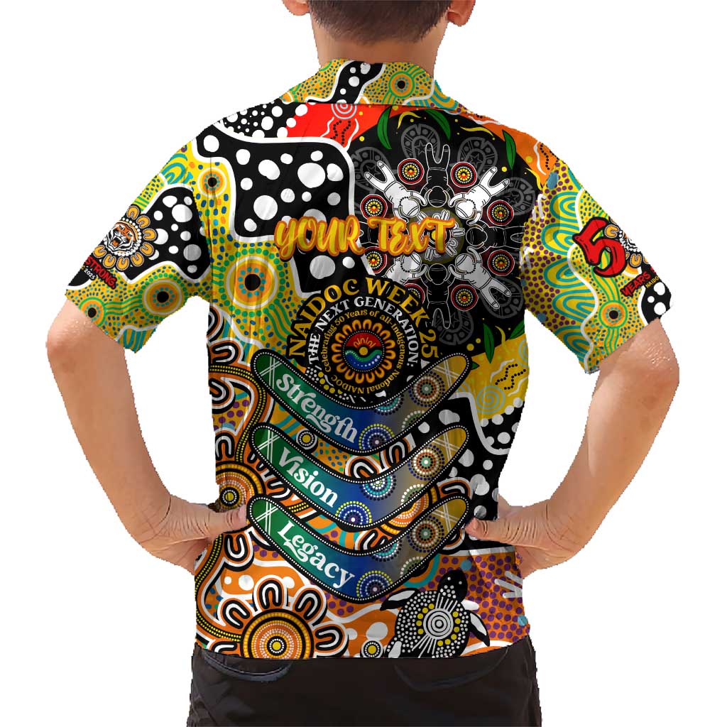Personalised Tigers NRL Celebrating 50 Years of Naidoc Hawaiian Shirt NAIDOC Week 2025 Aboriginal