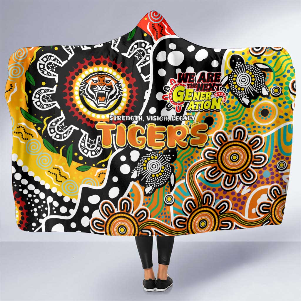 Tigers NRL Celebrating 50 Years of Naidoc Hooded Blanket NAIDOC Week 2025 Aboriginal