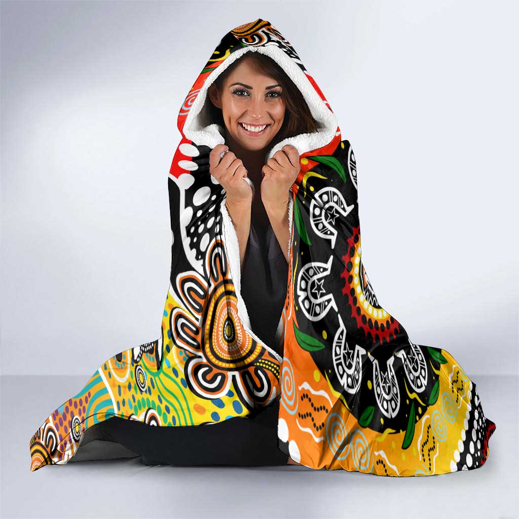 Tigers NRL Celebrating 50 Years of Naidoc Hooded Blanket NAIDOC Week 2025 Aboriginal
