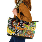 Tigers NRL Celebrating 50 Years of Naidoc Leather Tote Bag NAIDOC Week 2025 Aboriginal