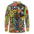 Personalised Tigers NRL Celebrating 50 Years of Naidoc Long Sleeve Polo Shirt NAIDOC Week 2025 Aboriginal