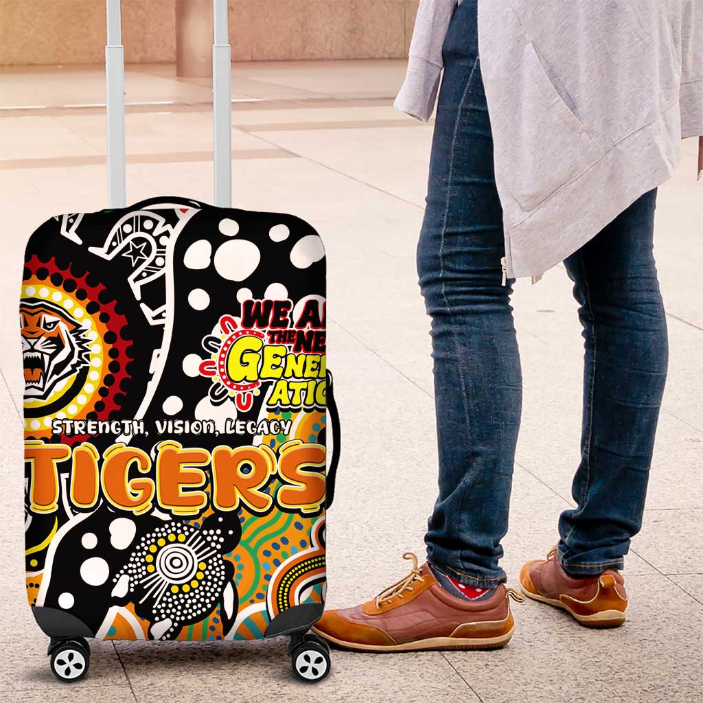 Tigers NRL Celebrating 50 Years of Naidoc Luggage Cover NAIDOC Week 2025 Aboriginal