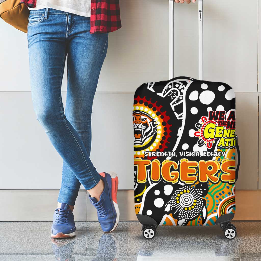 Tigers NRL Celebrating 50 Years of Naidoc Luggage Cover NAIDOC Week 2025 Aboriginal