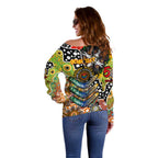 Personalised Tigers NRL Celebrating 50 Years of Naidoc Off Shoulder Sweater NAIDOC Week 2025 Aboriginal
