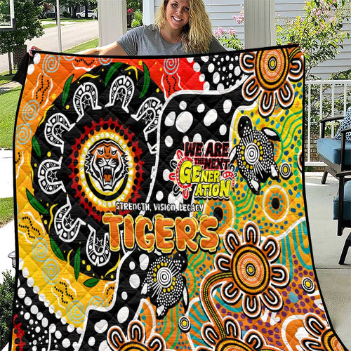 Tigers NRL Celebrating 50 Years of Naidoc Quilt NAIDOC Week 2025 Aboriginal