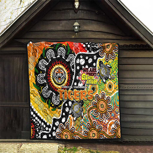 Tigers NRL Celebrating 50 Years of Naidoc Quilt NAIDOC Week 2025 Aboriginal